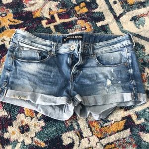 Express jean shorts